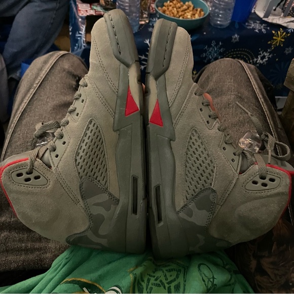 Jordan 5 Retro P51 Camo Size 6.5Y - Picture 7 of 9